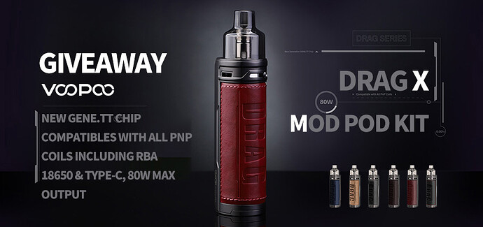 Drag X giveaway