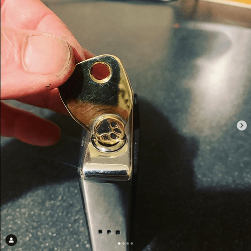 Vapesmarter brass battery door key