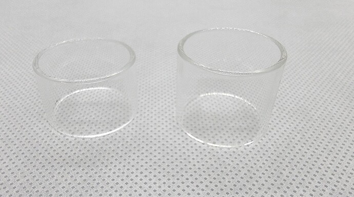 39a Regular vs Extension Glass