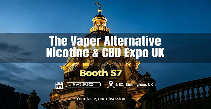 ytoo  e-liquid manufacturer the vaper alternative nicotine & cbd expo uk-02