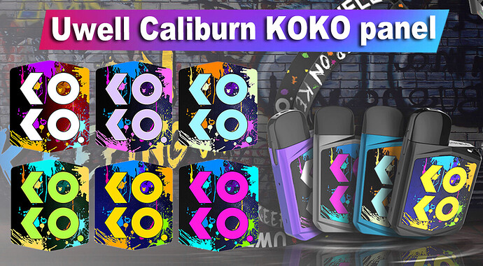 Uwell Caliburn KOKO panel