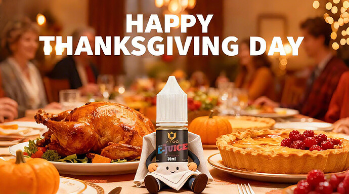 ytoo e-liquid vape juice manufacturer thanksgiving day