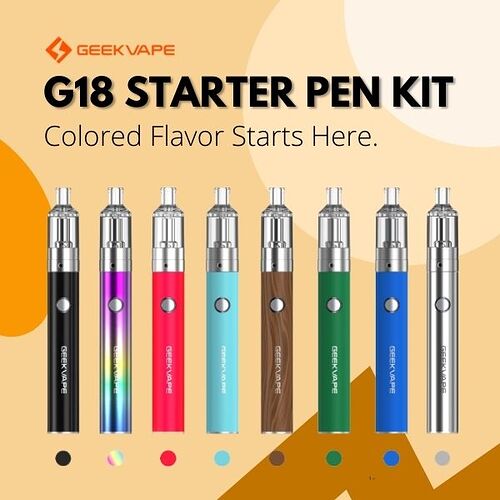 G18 Starter Pen Kit rielle Price