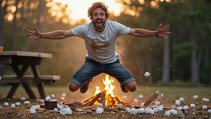 a_man_jumping_up_and_down_amidst