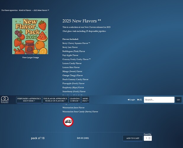 Screenshot 2025-09-13 at 06-41-59 Perfumers Apprentice - 2025 New Flavors