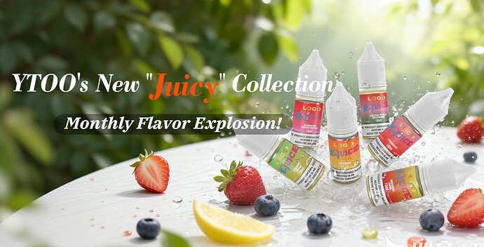 ytoo e-liquid vape juice e-juice manufacturer december new flavor banner