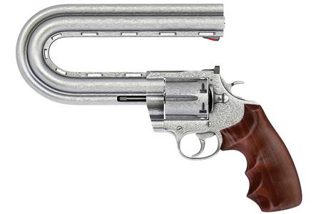 25388310-pistol-with-a-curved-trunk-isolated-on-white-