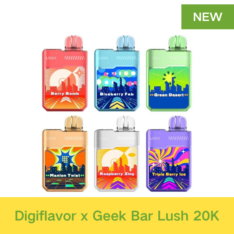 Digiflavor x Geek Bar Lush 20K Disposable Vape 18ml