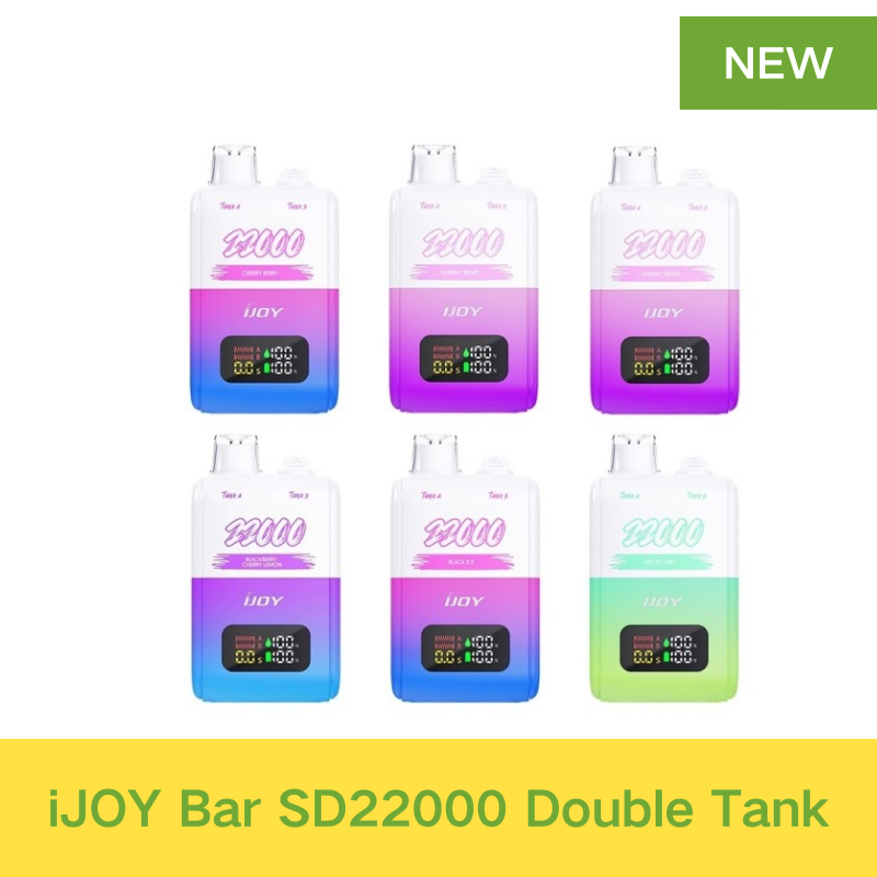 iJOY Bar SD22000 Double Tank Disposable Vape 30ml