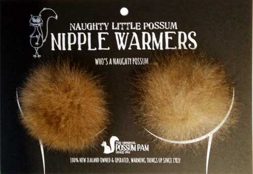 Possum Fur Nipple Warmers