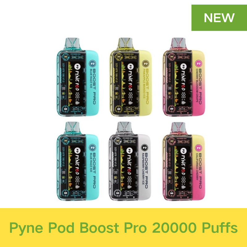 Pyne Pod Boost Pro 20000 Puffs Disposable Vape Kit 5% Nicotine