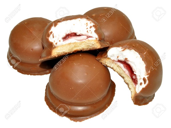 24960470-chocolate-covered-jam-teacakes-isolated-on-a-white